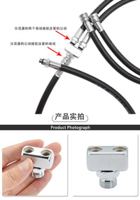 潜水呼吸调节器低压管分流器增加低压端口适配器转接头配件AD-30