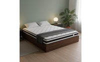 Hybrid Mattress Quilted Enclosed Spring System Mattress Comfortable Furniture for Guest Room