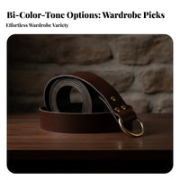 Rolled Construction Wide Belt Long Length Fashion Accessory
