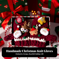 Knitting Kit, Handmade Christmas Gift, DIY Yarn Gloves