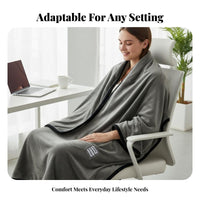 Velvety Rest Blanket Soft and Comfortable Textured Accent Throw Skin-Friendly