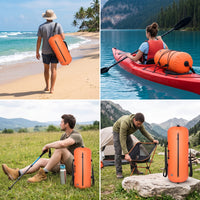 Waterproof Backpack Water-Resistant Buoyant Backpack Heavy-Duty Buoyant Dry Bag for Kayakers, Swimmers, Kayaking, Boating, Swimming