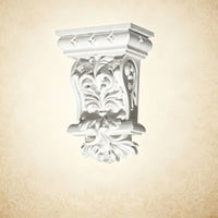 PU Corbel Ornate Carved Design Ornamental Arch Bracket Retro Look for Door Frame
