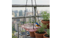 Hanging Fountain Bird Bath Attracts Birds Hanging Solar Bird Bath for Gardeners