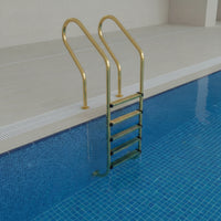 5-Step Pool Ladder Stainless Steel Pool Ladder with 5 Steps No-Tool Installation