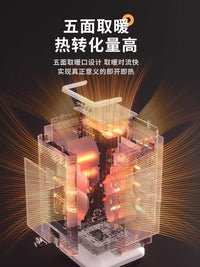 西町小太阳取暖器家用围炉煮茶取暖器2025新款电暖器烤火炉烤火器
