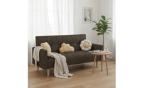 Foldable Sofa Bed Minimalist Style Small Space Sleeper Sofa Adjustable Backrest Modern Textile Futon