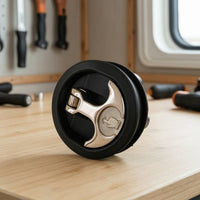 Recessed Flush-Deck-Latch Secure Flush-Mounted Lock  Locking Door Latch for Boat Owners