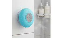 Rechargeable Battery Waterproof Shower Speaker Built-in Audio Pickup Suction Cup Bluetooth Speaker 360° Surround Sound for Poolside