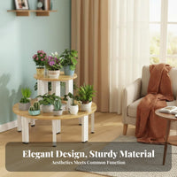 4tiered Corner Plant Stand Indoor & Outdoor Use Pot Holder Floor-Standing