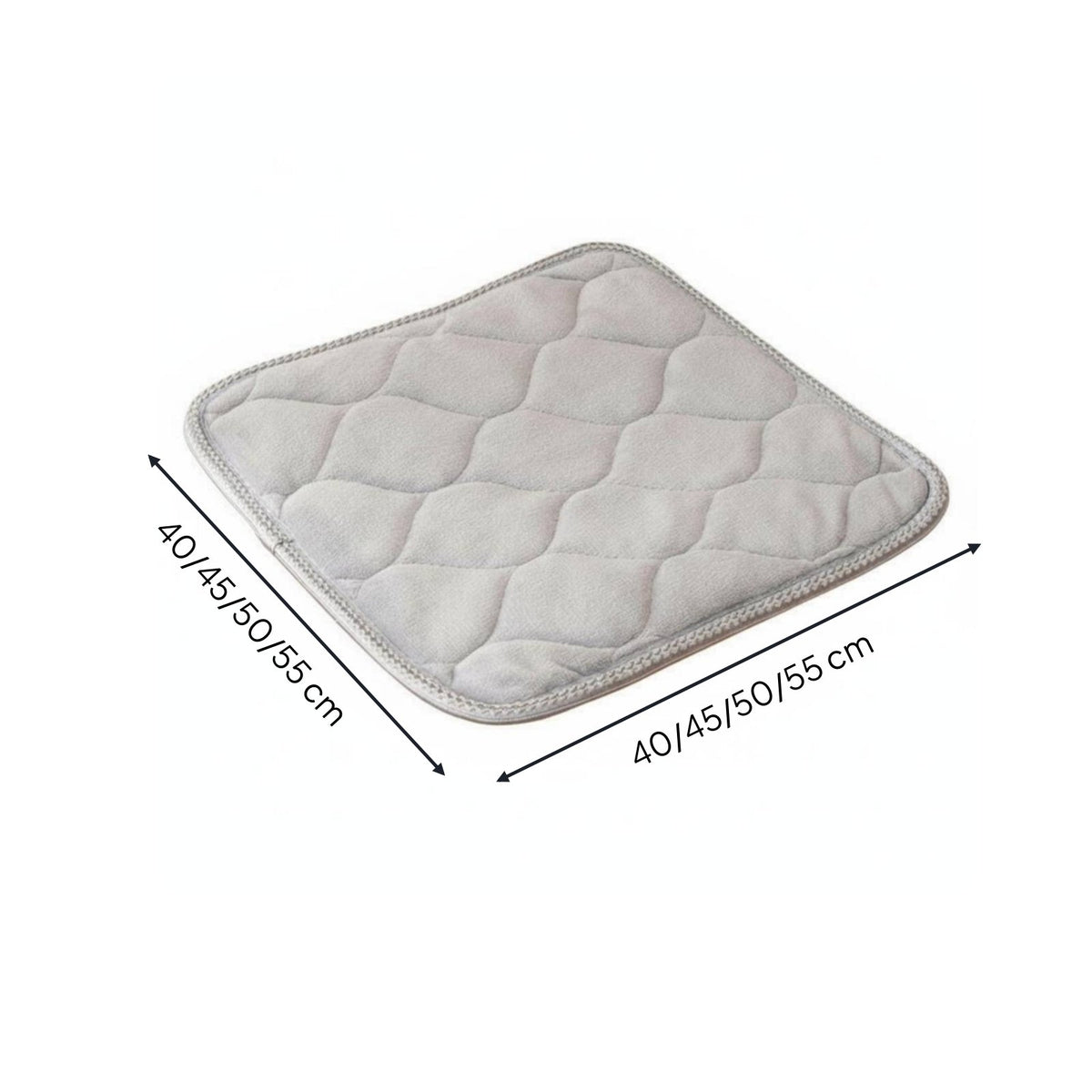 Non-Slip Square Chair Cushion Thickened Square Chair Cushion with Ties Wear-Resistant for Office, Kitchen