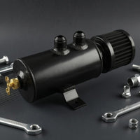Aluminum Oil Catch Can Universal Oil-Compatible Catch Can Easy to Service Auto Accessory