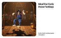 Hanging Scarecrow on Swing
