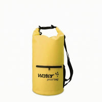 Quick-Access Dry Bag with Front Pocket Sturdy Dry Bag with Mesh Pocket Compact Waterproof Backpack Heavy Duty for Kayakers, Swimmers, Kayaking, Beach
