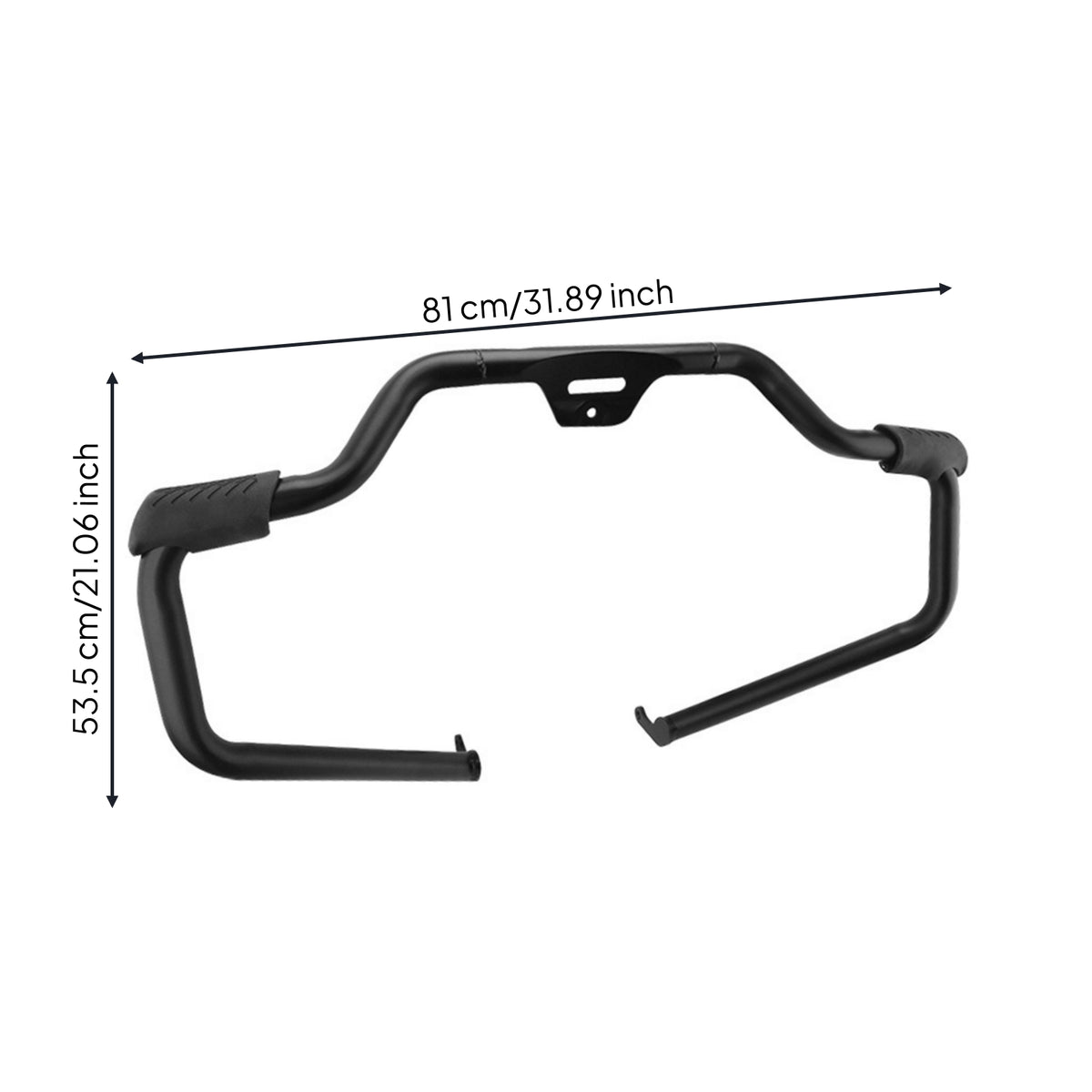 motorcycle front Engine Guard Matte Black Deflector Tubular Motorcycle Front Deflector for Motorcyclists, Riders, Motorcycles