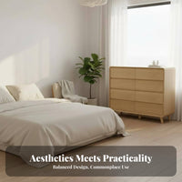 9-Drawer Wide chest of drawers Nordic aesthetic 9-Drawer low-height chest chest of drawers Minimalist Aesthetic Chest of Drawers for Families, Renters, Bedroom, Living Room, Entryway
