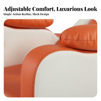 Reclining Gaming Chair with Footrest Fully Reclinable rotating Desk Seat Highspine Headrest and Support for Students, Teens