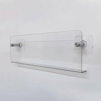 drillcomplimentary Installation Clear surfacemounted shelf Transparent Design Clear surfacemounted shelf Front-Facing Book Display wall surface-mounted storage areaSaving for Children, Collectors, Hallmethod, play area, Nursery, Living Room