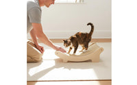 Solid Wood Structure Wooden Cat Scratcher Bed All Seasons Use Pet Furniture for Kittens