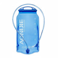 TPU Hydration Bladder Flexible Collapsible Water Bladder Hydration Reservoir Wide Opening Water Pouch Translucent Blue