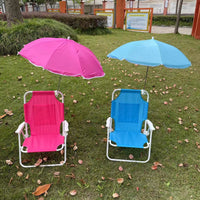 Portable Kids Beach Chair with Umbrella, Korean Style, Multi-functional