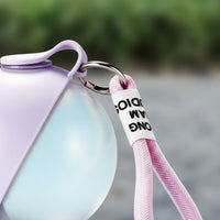 2 in 1 Water Bottle Bowl Leak-Proof Foldable Water Bowl Bottle Single-Hand Use
