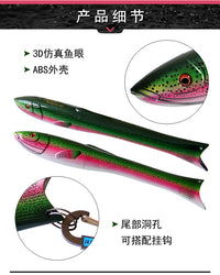 爱路亚鱼形路亚竿 伸缩竿  休闲竿 便携式钓竿 手套箱鱼竿 儿童竿