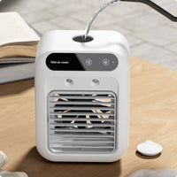 Mini Pet Air Cooler Compact Pet Spray Fan Cordless Use for Summer, Hot Weather