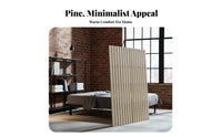 Thickened Planks Foldable Wooden Bed Slats Breathable Design Roll-out Bed Slats Enhanced Ventilation Slatted Frame No Tools Required for Homeowners, Renters, DIY Enthusiasts, Tatami Room, Platform Beds, Guest Rooms, Dormitory