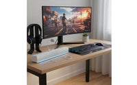PC Speaker Bar Built-in Audio Pickup PC Sound Bar Deep Bass Desktop Soundbar for Gaming Enthusiasts, Home Office