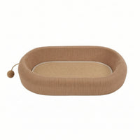 Cat Bed with Play Ball Cushioned Cat Sofa with Cushion Sturdy for Kittens