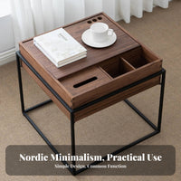 Bedside Storage Cabinet Nordic look Single-Drawer End Table Minimalist Design Sturdy Construction for Homeowners, Adults, Hotel