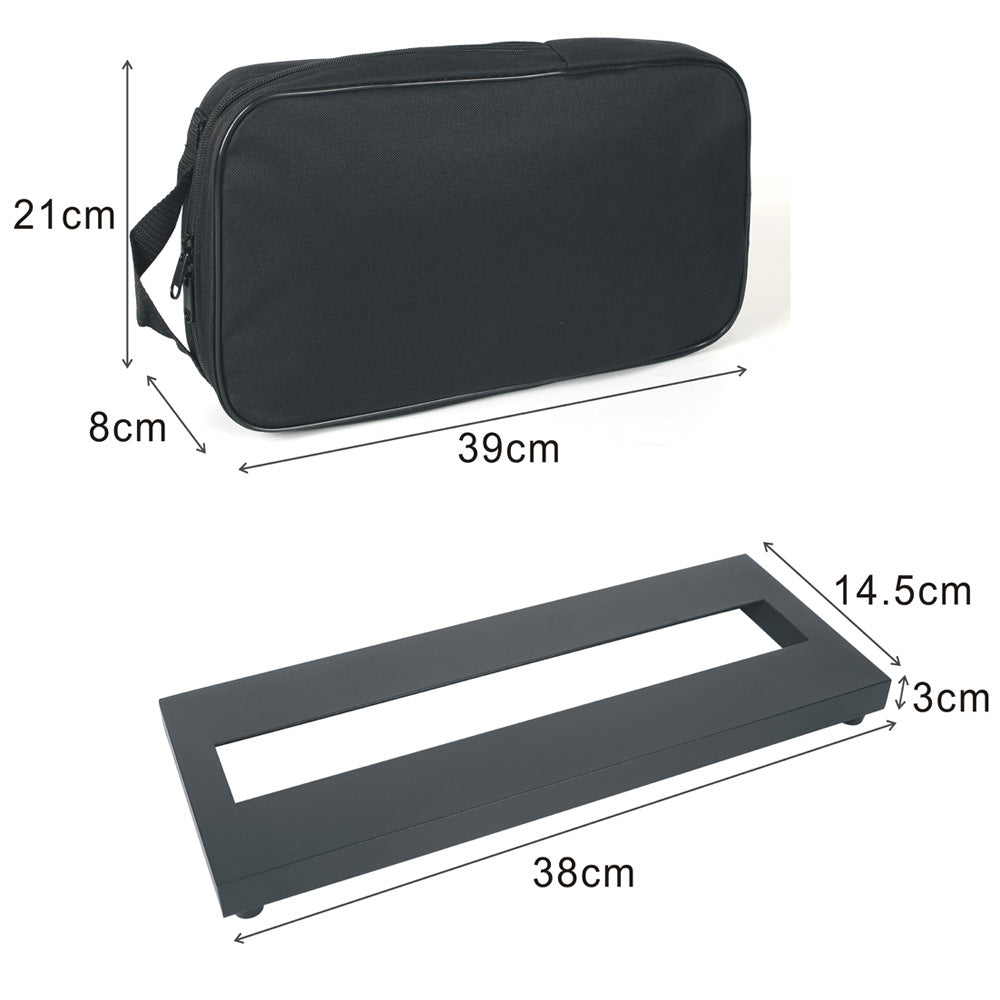 Chuanmei Mini Aluminum Alloy Guitar Effects Pedal Board