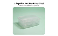 Multi-Compartment Snack Tray Large Capacity Bento Box spill-resistant for Party Hosts