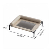 Elevated Dog Bed Raised-the-Ground Design Raised Pet Cot Easy to Clean