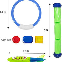 2024 Amazon Diving Toy Set for Swimming Pool Play