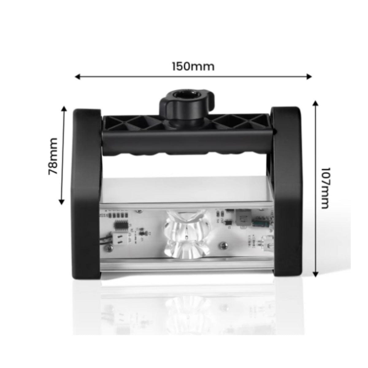 Portable LED Work Light with Handle Wide-Angle Wall Sanding Light Compact Long-Lasting for Renovators