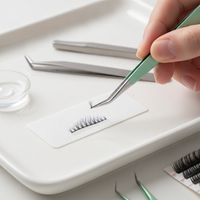JONBOS Eyelash Extension Tweezers for Beginners and Professionals
