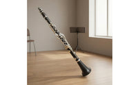 Silver-Plated B-Flat Clarinet Beginner-Friendly 17 Key Clarinet Responsive Woodwind Reliable for Stage Practice