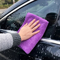 Super Absorbent Microfibre Cloth, Car Drying Towel for Detailing, Microfibre Cloth 30x30 cm, Yellow and Gray