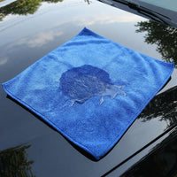 Microfiber Towel and Car Microfibre Cloth, Low-Shedding Towel for Detailing, 30x30cm Car Drying Cloth with Plush Cut Pile and Stitched Edges