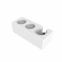 Espresso Tamping Station Sturdy ABS Material 3-Slot Espresso Organizer for Cafe