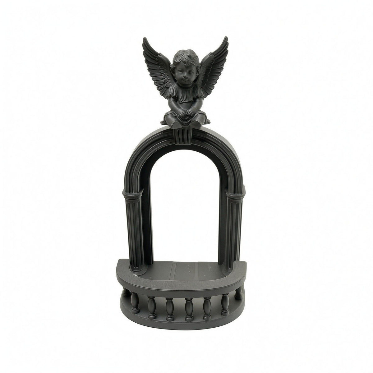 Angel Display Stand Split Construction Arched Miniature Stand Space Saving Figure Display Holder for Dollhouse