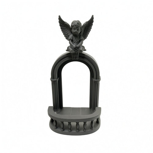 Angel Display Stand Split Construction Arched Miniature Stand Space Saving Figure Display Holder for Dollhouse