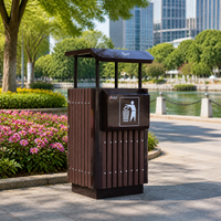 outdoor waste bin