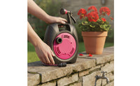 Mini Hose Reel Lightweight Portable Hose Carrier Tool Tool-Less Assembly