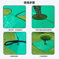 Large Garden Leaf Collection Mat for Commercial Landscaping