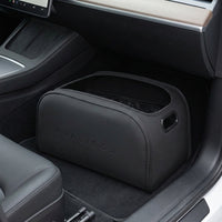 Leather Car Boot Organiser, Universal Folding Car Boot Storage, Luxury Car Organiser for Weekend Trips, Pressure Resistant Storage Box