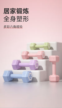 哑铃女士健身家用器材女生小哑铃2kg2.5公斤3KG一对男士杠铃壶铃