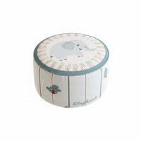Removable and cleanable Cover Round Sitting Pouf Easy to Clean Round Pouf adaptable Use Floor pad Multi-Functional for Children, Toddlers, Living Room, literature corner, Playroom, Small Spaces